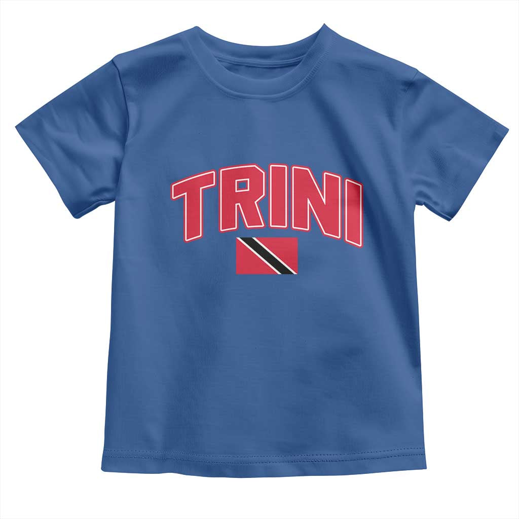 Trinidad and Tobago Flag Toddler T Shirt Trini Pride Vintage TS10 Royal Blue Print Your Wear