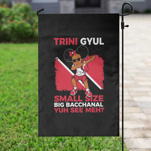 Trini Gyul Garden Flag Funny Trinidadian Girl Afro Island Girls Caribbean TS10 Print Your Wear