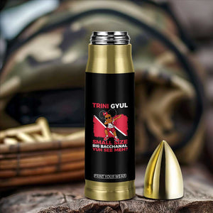 Trini Gyul Bullet Tumbler Funny Trinidadian Girl Afro Island Girls Caribbean TS10 Print Your Wear