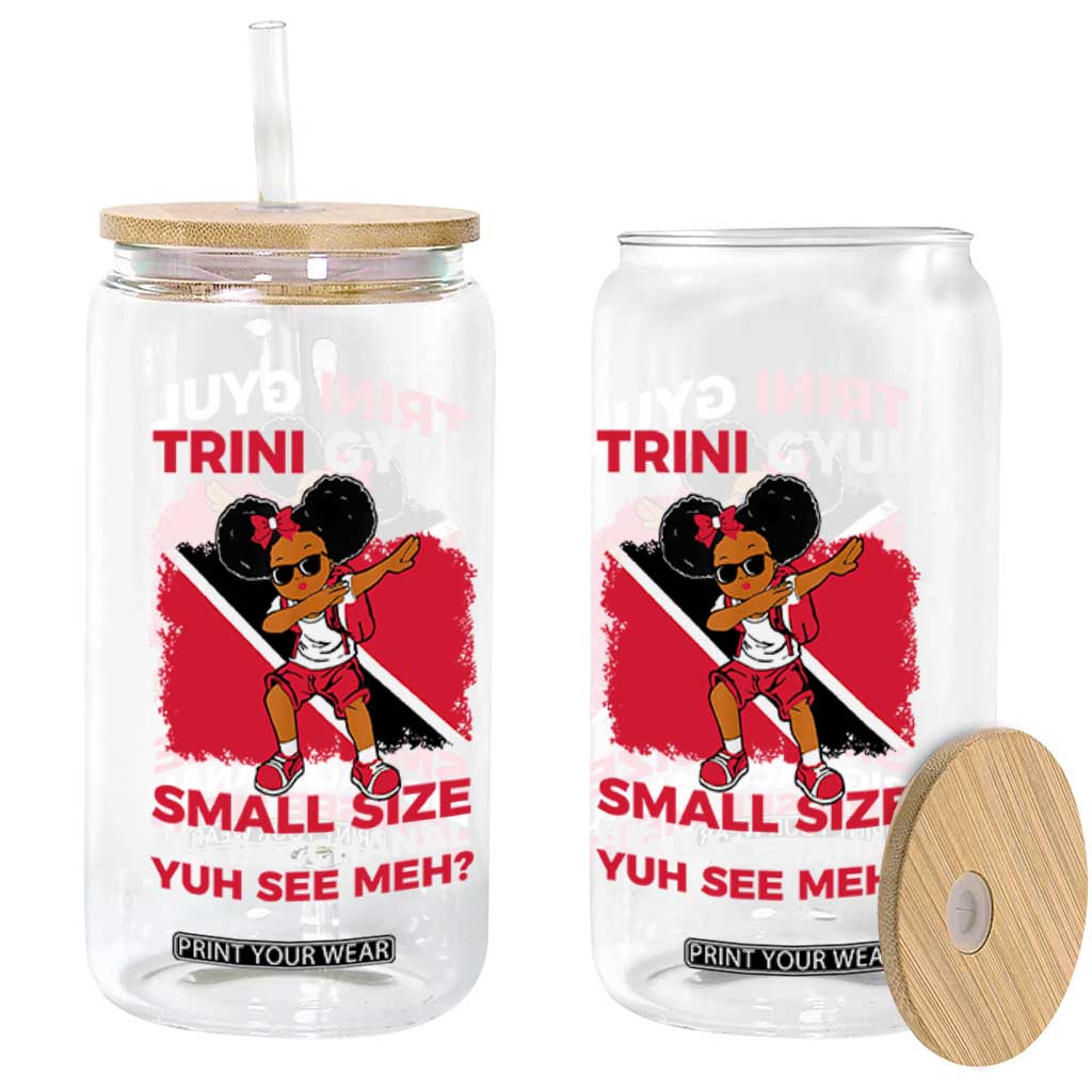 Trini Gyul Glass Can Funny Trinidadian Girl Afro Island Girls Caribbean TS10 Print Your Wear