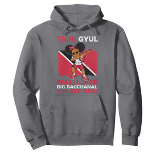 Trini Gyul Hoodie Funny Trinidadian Girl Afro Island Girls Caribbean TS10 Charcoal Print Your Wear