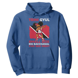 Trini Gyul Hoodie Funny Trinidadian Girl Afro Island Girls Caribbean TS10 Royal Blue Print Your Wear