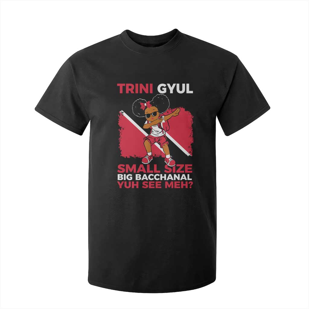 Trini Gyul T Shirt For Kid Funny Trinidadian Girl Afro Island Girls Caribbean TS10 Black Print Your Wear