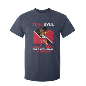 Trini Gyul T Shirt For Kid Funny Trinidadian Girl Afro Island Girls Caribbean TS10 Navy Print Your Wear