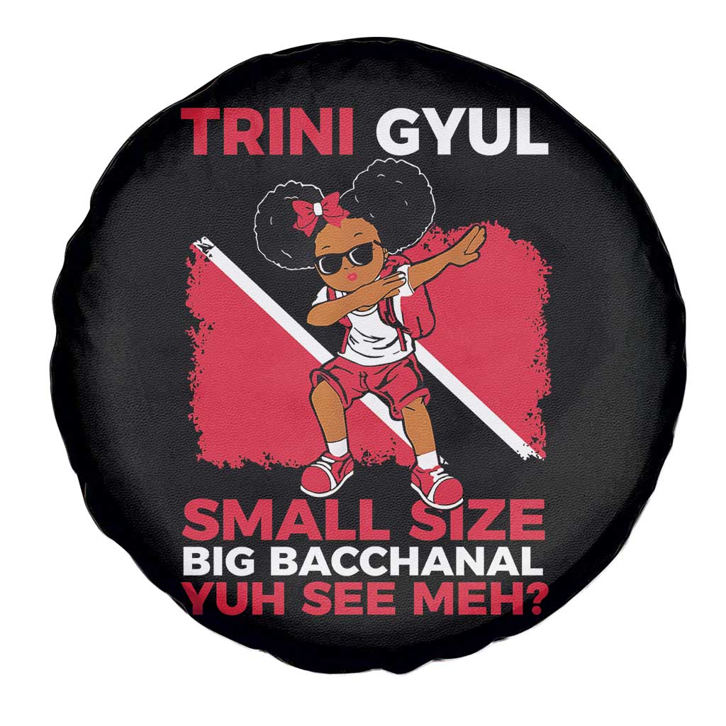 Trini Gyul Spare Tire Cover Funny Trinidadian Girl Afro Island Girls Caribbean TS10 Print Your Wear