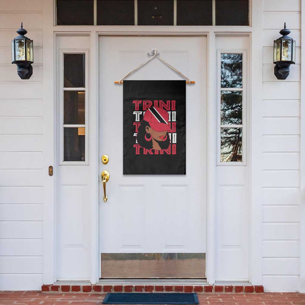 Proud Trini Afro Black Woman Garden Flag Trinidad and Tobago Flag Pride TS10 Print Your Wear