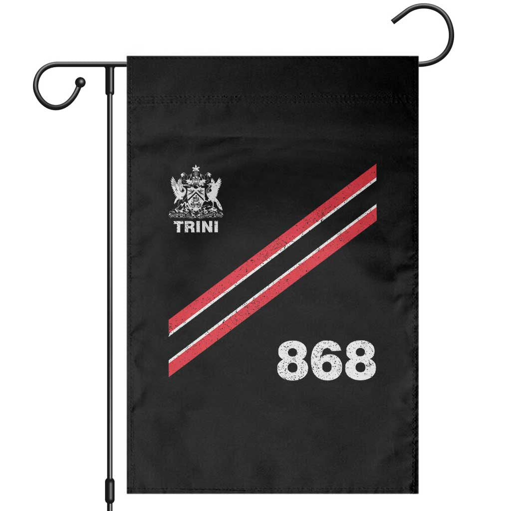 Trinidad and Tobago Flag Garden Flag 868 Trini Soccer Fan TS10 Black Print Your Wear