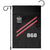 Trinidad and Tobago Flag Garden Flag 868 Trini Soccer Fan TS10 Black Print Your Wear
