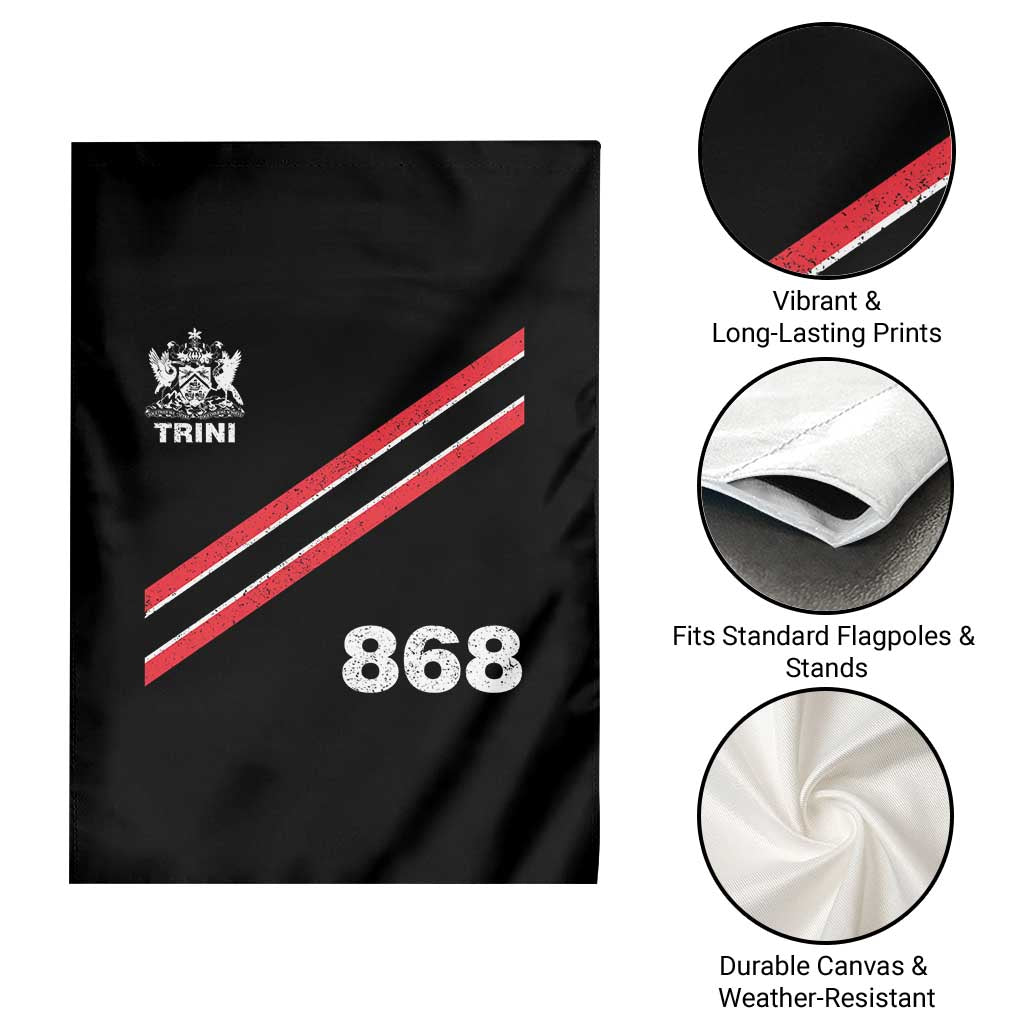 Trinidad and Tobago Flag Garden Flag 868 Trini Soccer Fan TS10 Print Your Wear