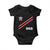 Trinidad and Tobago Flag Baby Onesie 868 Trini Soccer Fan TS10 Black Print Your Wear