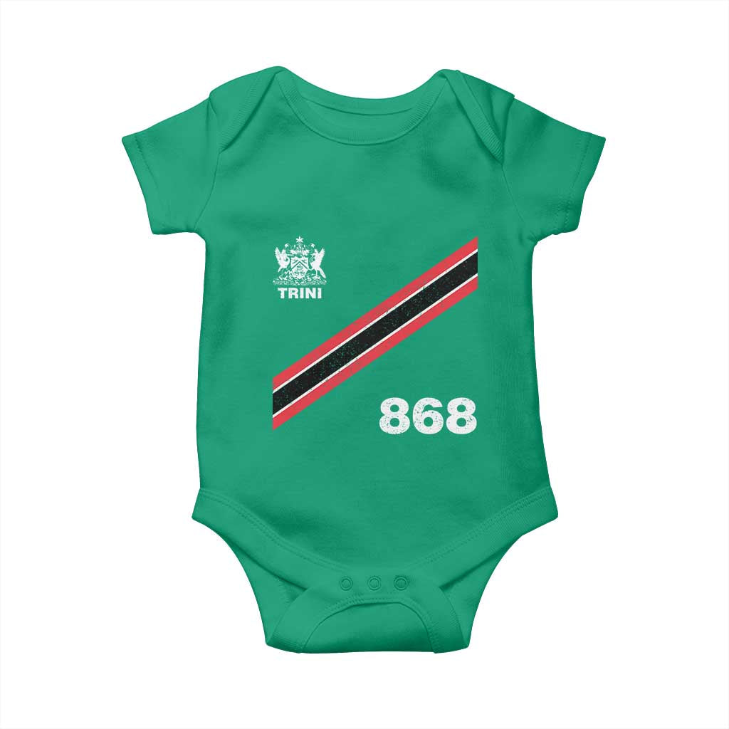 Trinidad and Tobago Flag Baby Onesie 868 Trini Soccer Fan TS10 Irish Green Print Your Wear