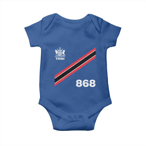 Trinidad and Tobago Flag Baby Onesie 868 Trini Soccer Fan TS10 Royal Blue Print Your Wear