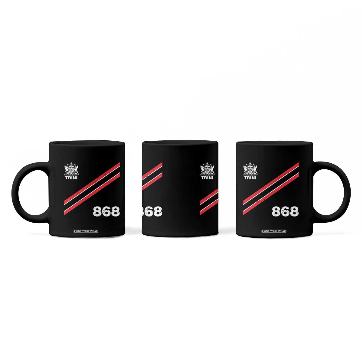 Trinidad and Tobago Flag Coffee Mug 868 Trini Soccer Fan TS10 Print Your Wear