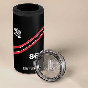 Trinidad and Tobago Flag 4 in 1 Can Cooler Tumbler 868 Trini Soccer Fan TS10 Print Your Wear