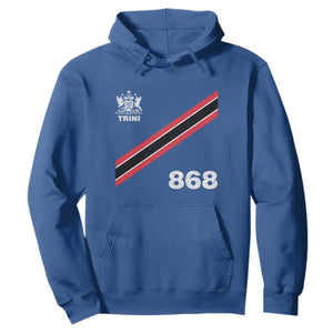 Trinidad and Tobago Flag Hoodie 868 Trini Soccer Fan TS10 Royal Blue Print Your Wear