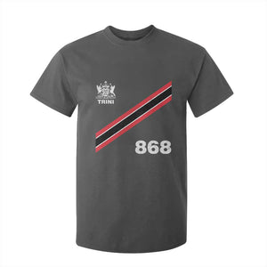 Trinidad and Tobago Flag T Shirt For Kid 868 Trini Soccer Fan TS10 Dark Heather Print Your Wear