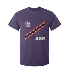 Trinidad and Tobago Flag T Shirt For Kid 868 Trini Soccer Fan TS10 Purple Print Your Wear