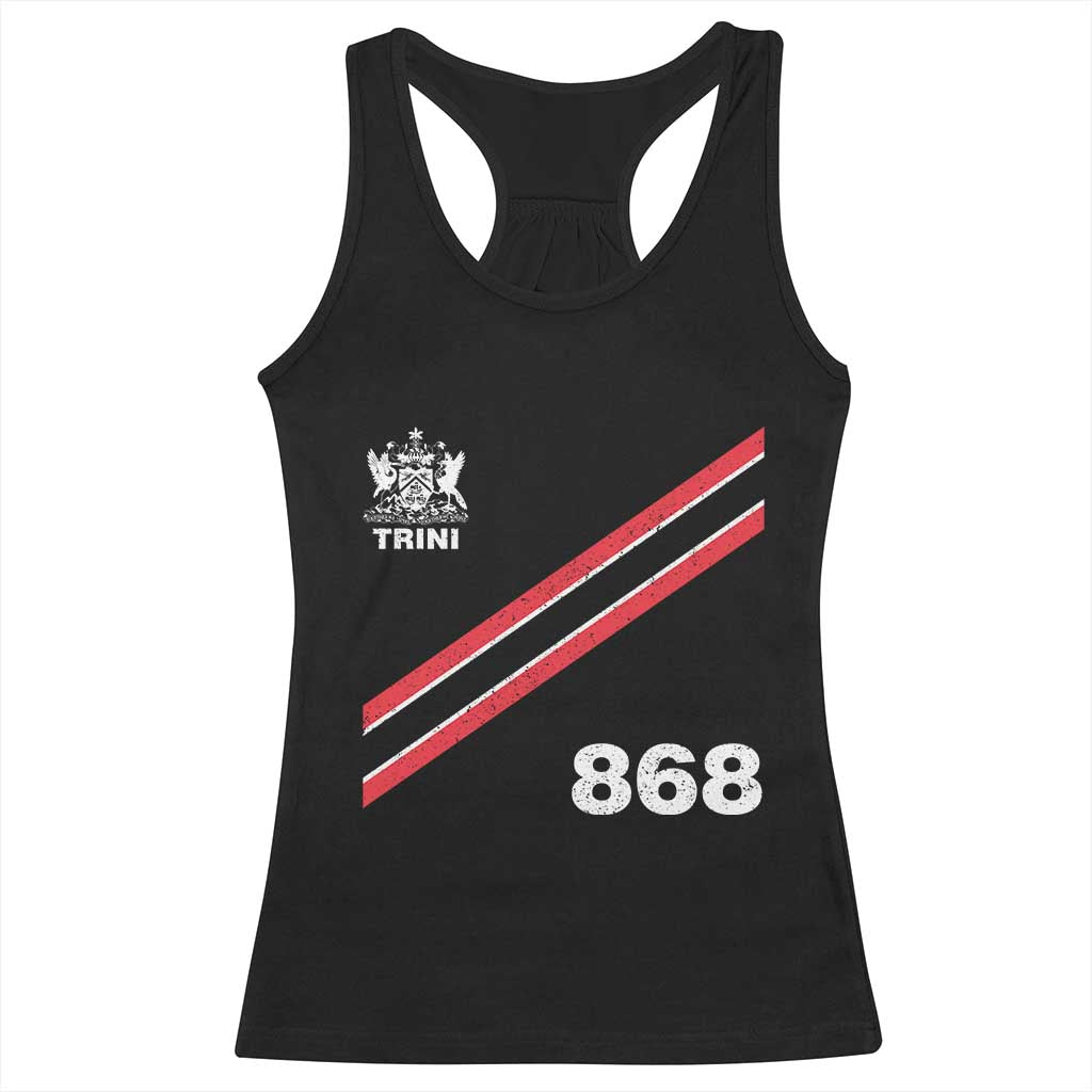 Trinidad and Tobago Flag Racerback Tank Top 868 Trini Soccer Fan TS10 Black Print Your Wear