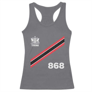 Trinidad and Tobago Flag Racerback Tank Top 868 Trini Soccer Fan TS10 Charcoal Print Your Wear