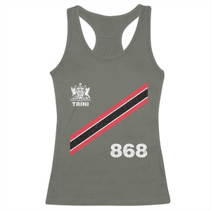 Trinidad and Tobago Flag Racerback Tank Top 868 Trini Soccer Fan TS10 Military Green Print Your Wear