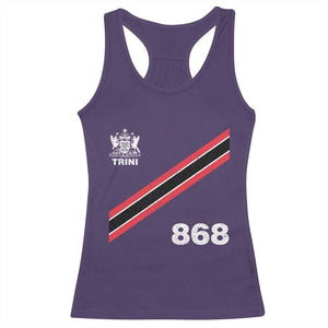 Trinidad and Tobago Flag Racerback Tank Top 868 Trini Soccer Fan TS10 Purple Print Your Wear