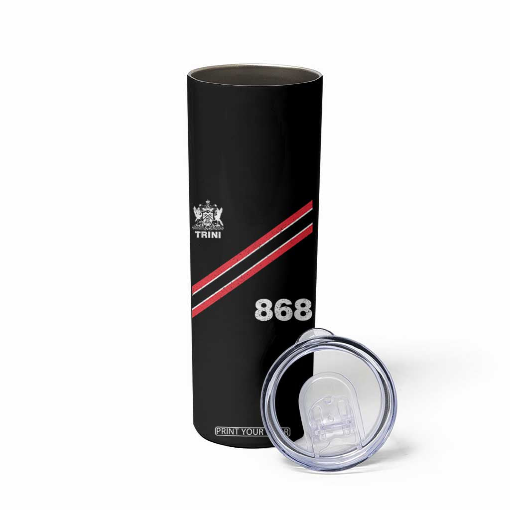 Trinidad and Tobago Flag Skinny Tumbler 868 Trini Soccer Fan TS10 Print Your Wear