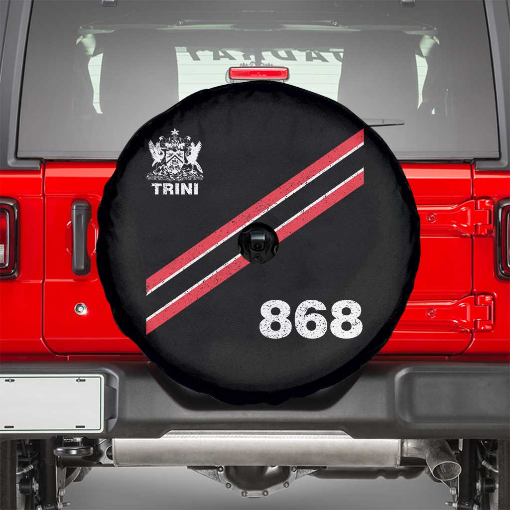 Trinidad and Tobago Flag Spare Tire Cover 868 Trini Soccer Fan TS10 Black Print Your Wear