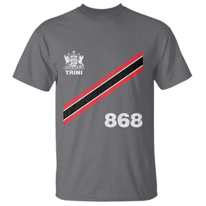 Trinidad and Tobago Flag T Shirt 868 Trini Soccer Fan TS10 Charcoal Print Your Wear