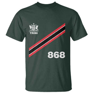 Trinidad and Tobago Flag T Shirt 868 Trini Soccer Fan TS10 Dark Forest Green Print Your Wear