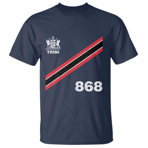 Trinidad and Tobago Flag T Shirt 868 Trini Soccer Fan TS10 Navy Print Your Wear