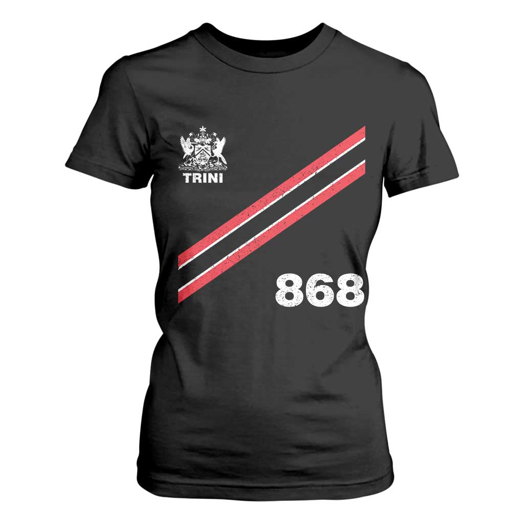 Trinidad and Tobago Flag T Shirt For Women 868 Trini Soccer Fan TS10 Black Print Your Wear