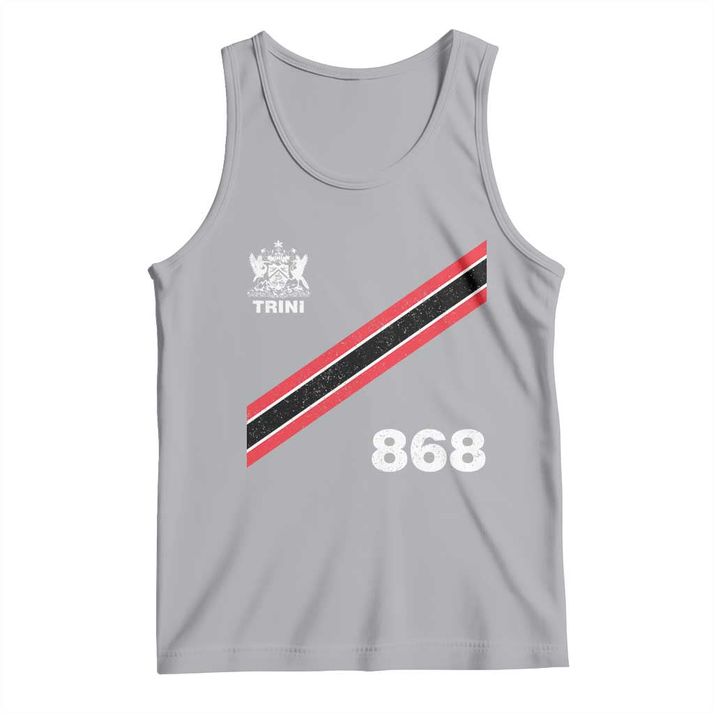 Trinidad and Tobago Flag Tank Top 868 Trini Soccer Fan TS10 Athletic Heather Print Your Wear