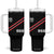 Trinidad and Tobago Flag Tumbler With Handle 868 Trini Soccer Fan TS10 One Size: 40 oz Black Print Your Wear