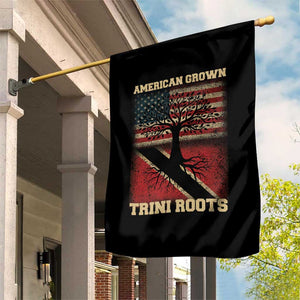 American Grown Trini Roots Garden Flag Trinidad and Tobago USA Flag Trinidadian Proud Us TS10 Print Your Wear
