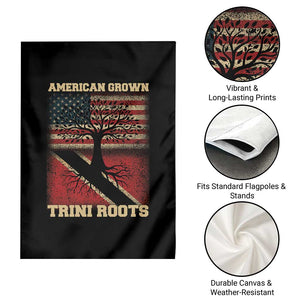 American Grown Trini Roots Garden Flag Trinidad and Tobago USA Flag Trinidadian Proud Us TS10 Print Your Wear