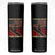 American Grown Trini Roots Skinny Tumbler Trinidad and Tobago USA Flag Trinidadian Proud Us TS10 Black Print Your Wear