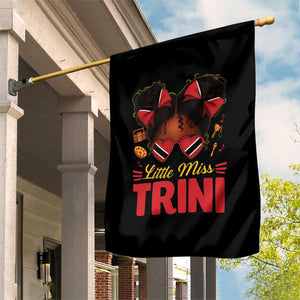 Little Miss Trinidad And Tobago Garden Flag Afro Black Messy Bun Girl Trini Flag Bow TS10 Print Your Wear
