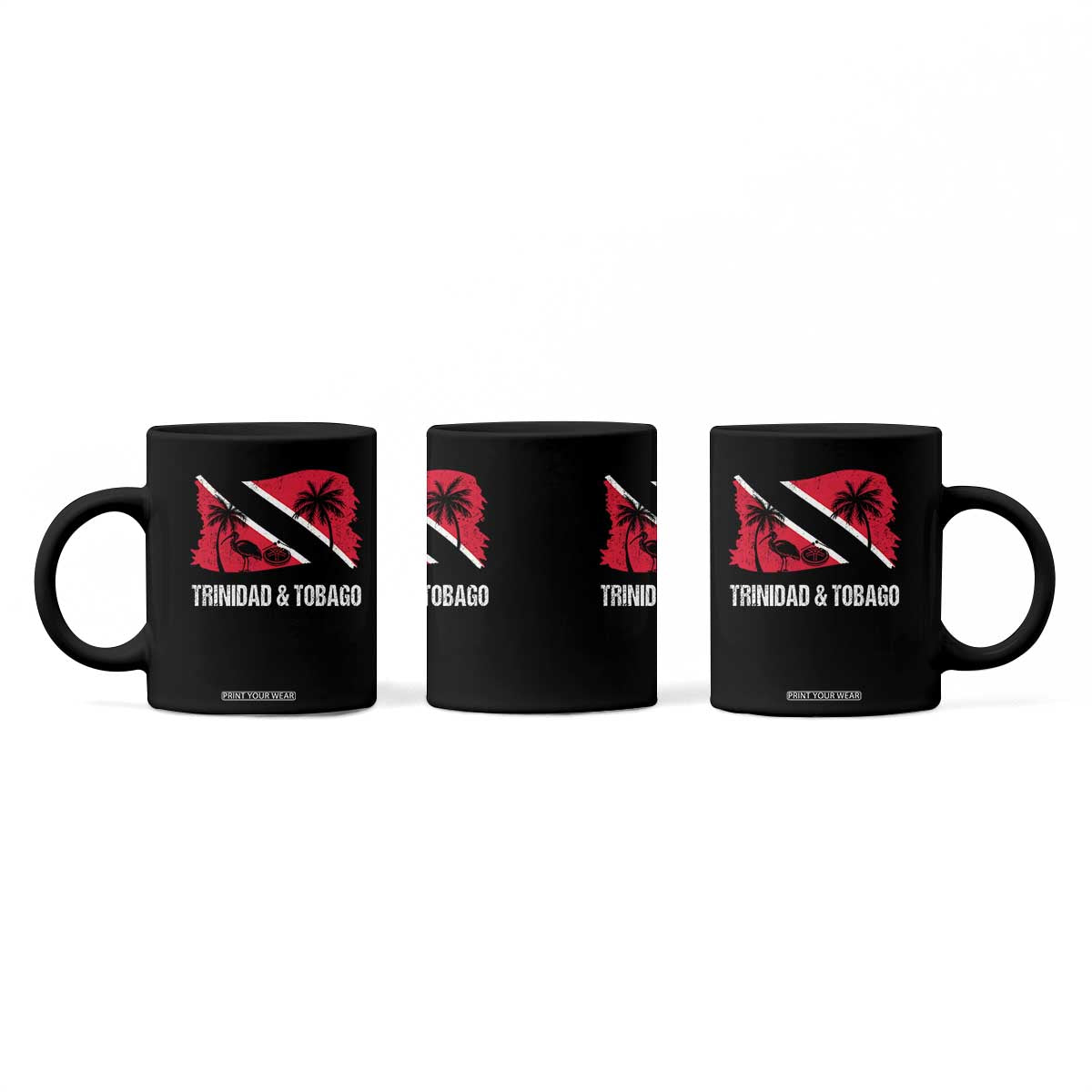 Trini Pride Coffee Mug Caribbean Trinidad And Tobago Flag TS10 Print Your Wear