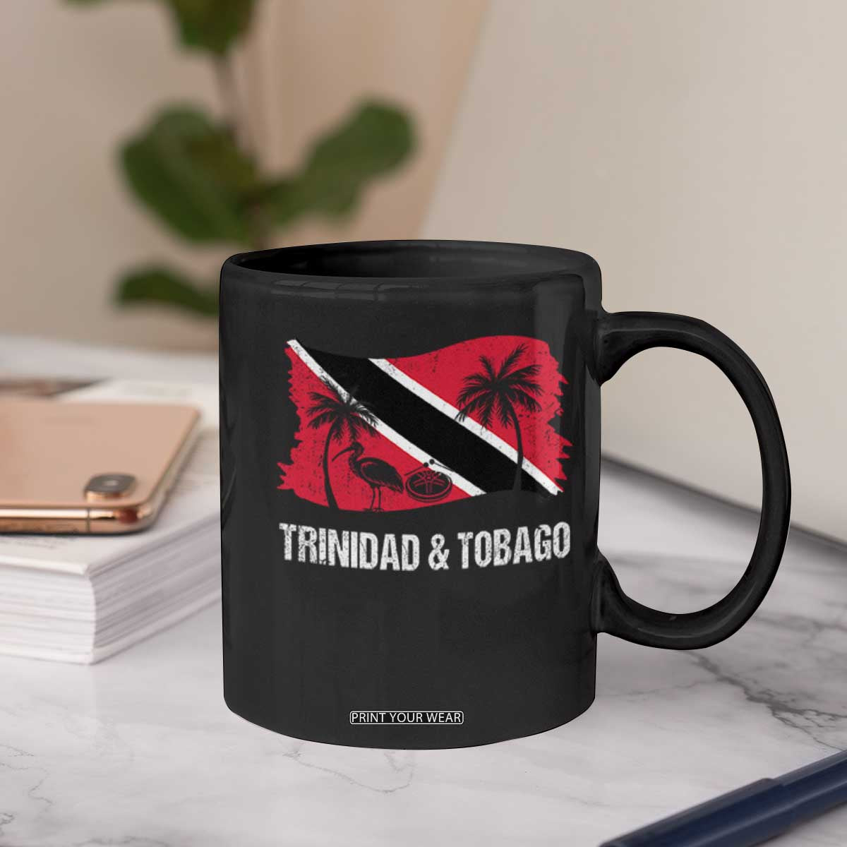 Trini Pride Coffee Mug Caribbean Trinidad And Tobago Flag TS10 Print Your Wear