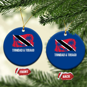 Trini Pride Ceramic Ornament Caribbean Trinidad And Tobago Flag TS10 1pc Blue Print Your Wear