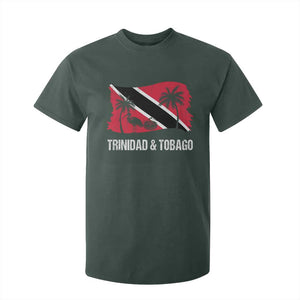 Trini Pride T Shirt For Kid Caribbean Trinidad And Tobago Flag TS10 Dark Forest Green Print Your Wear