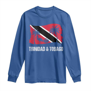 Trini Pride Long Sleeve Shirt Caribbean Trinidad And Tobago Flag TS10 Royal Blue Print Your Wear