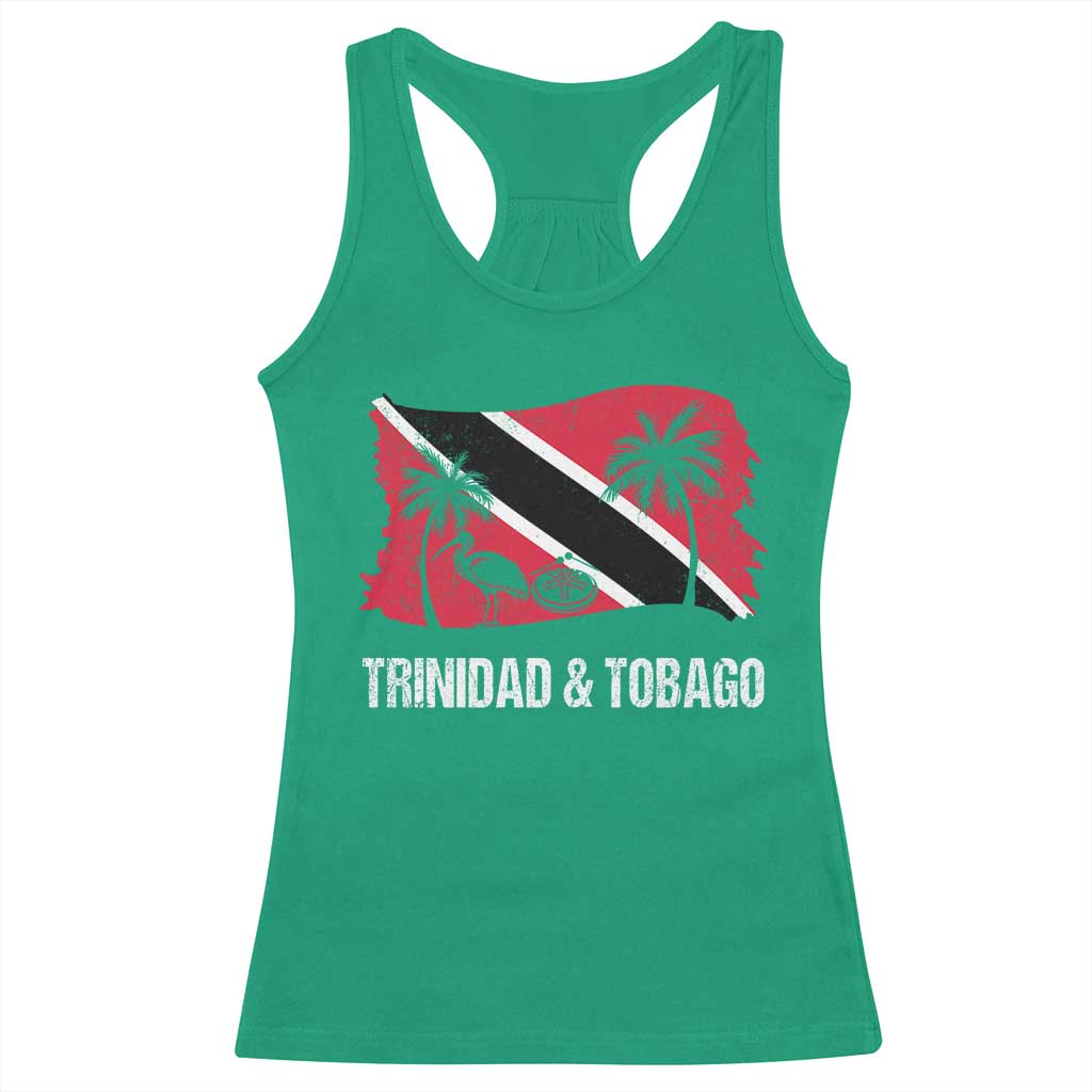 Trini Pride Racerback Tank Top Caribbean Trinidad And Tobago Flag TS10 Irish Green Print Your Wear