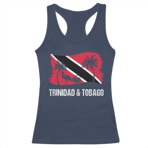 Trini Pride Racerback Tank Top Caribbean Trinidad And Tobago Flag TS10 Navy Print Your Wear