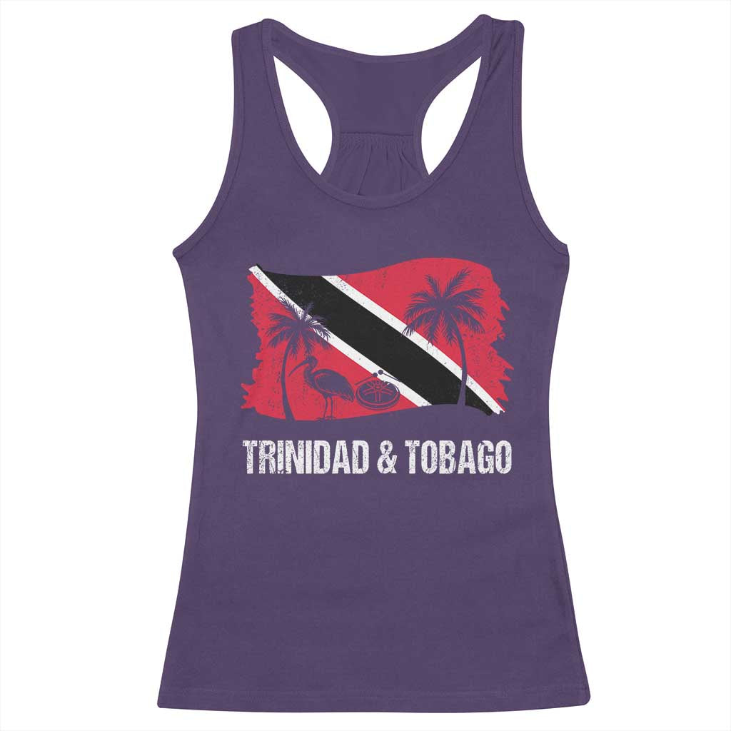 Trini Pride Racerback Tank Top Caribbean Trinidad And Tobago Flag TS10 Purple Print Your Wear