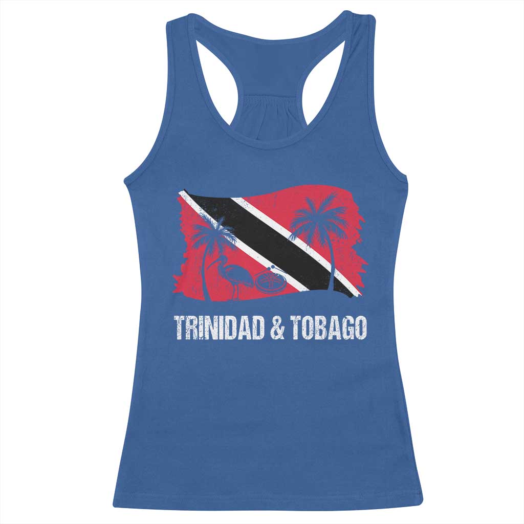 Trini Pride Racerback Tank Top Caribbean Trinidad And Tobago Flag TS10 Royal Blue Print Your Wear