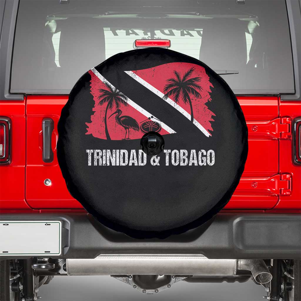 Trini Pride Spare Tire Cover Caribbean Trinidad And Tobago Flag TS10 Black Print Your Wear