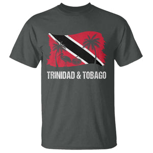 Trini Pride T Shirt Caribbean Trinidad And Tobago Flag TS10 Dark Heather Print Your Wear