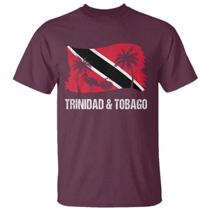 Trini Pride T Shirt Caribbean Trinidad And Tobago Flag TS10 Maroon Print Your Wear