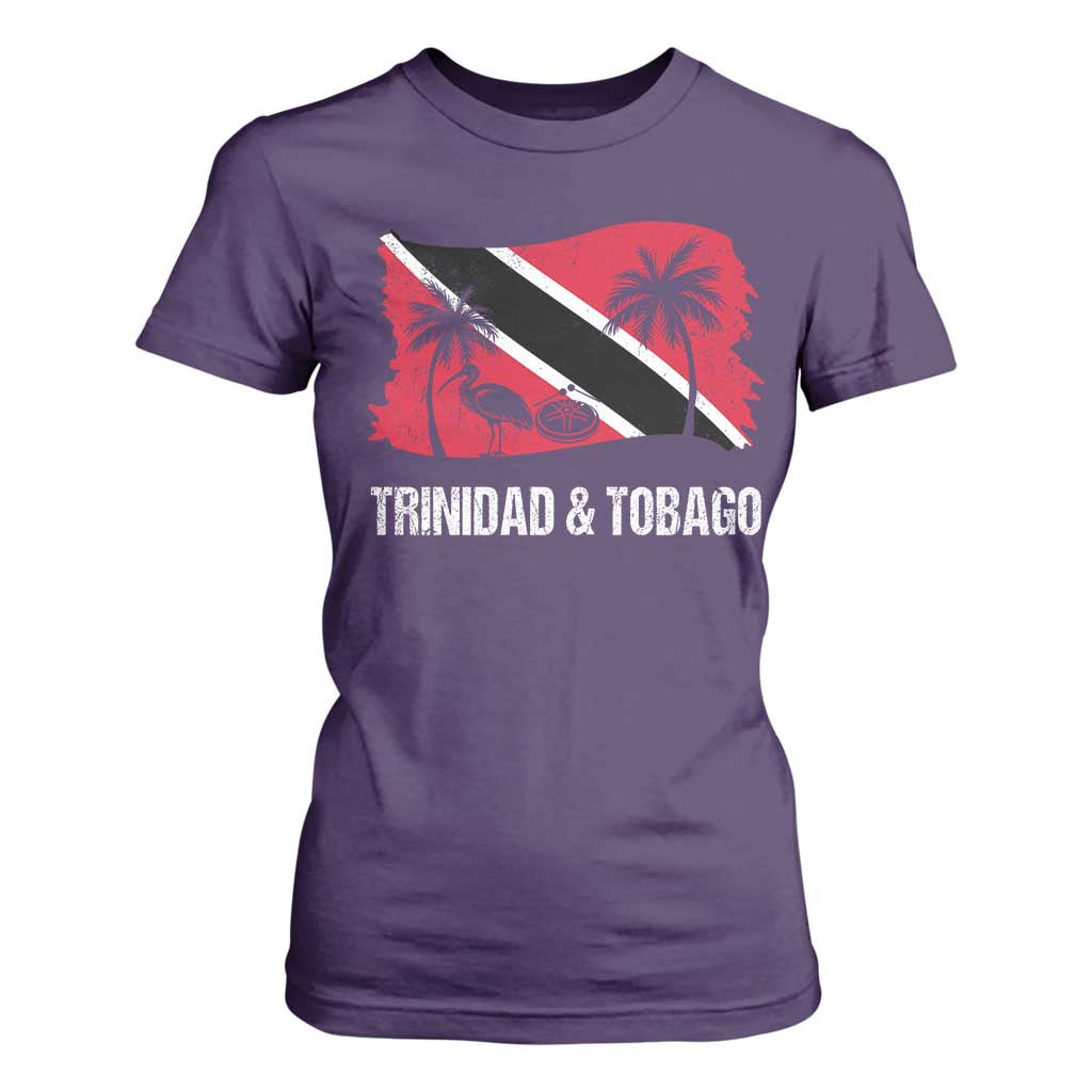 Trini Pride T Shirt For Women Caribbean Trinidad And Tobago Flag TS10 Purple Print Your Wear